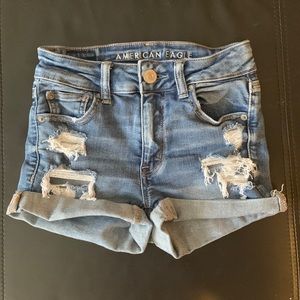 American Eagle Next Level Stretch denim shorts size 00